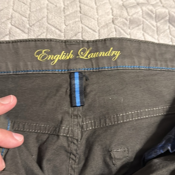 English Laundry dark olive pants size 36x30 - Picture 2 of 4